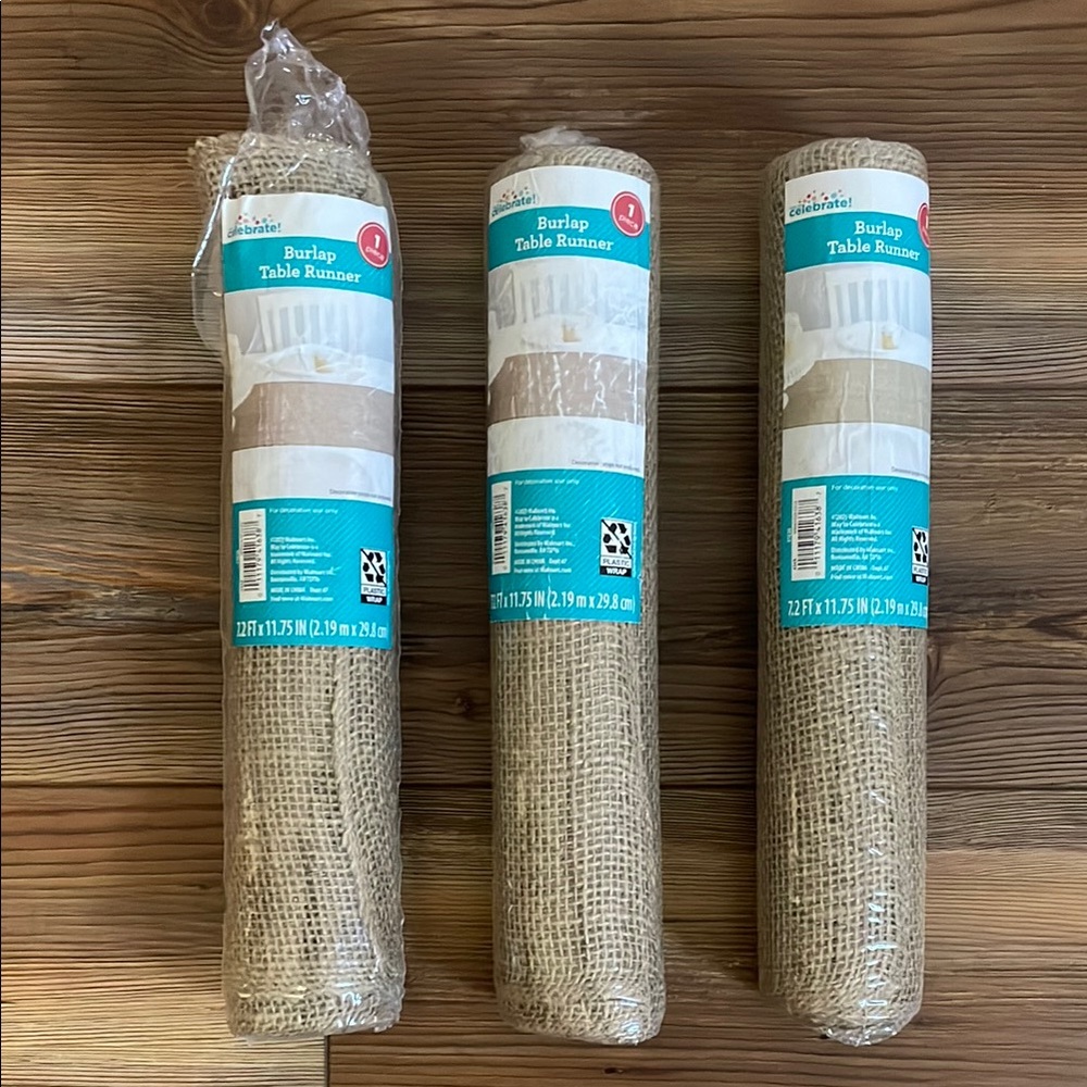 Burlap Table Runner Bundle